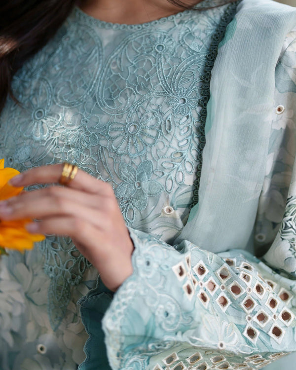 NEESHAY SUMMER LINES PRINTKARI LUXURY LAWN '26-CALIXA