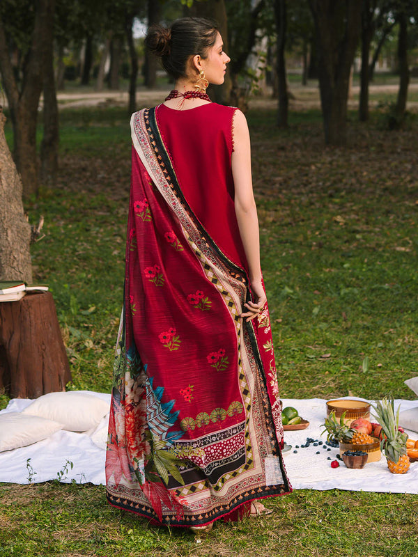 DAHLIA BY MAHNUR LUXURY LAWN STITCHED/D-5A