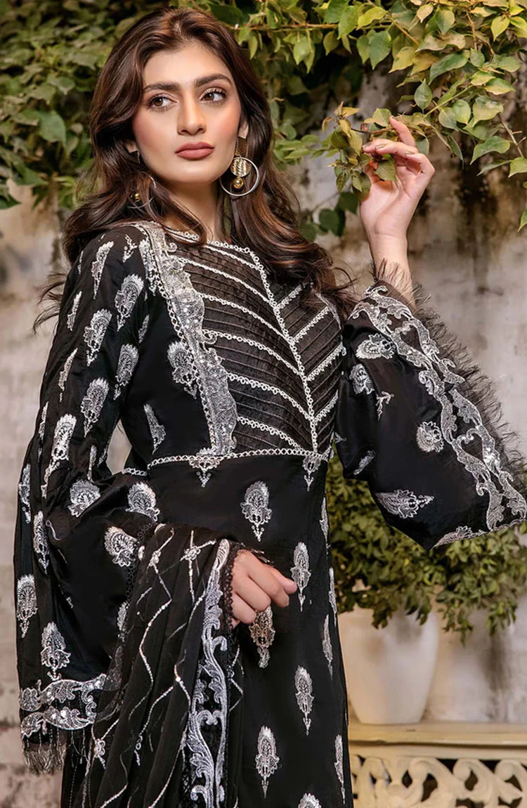 Adans Libas Embroidered Lawn Unstitched 3 Piece Suit - 4774