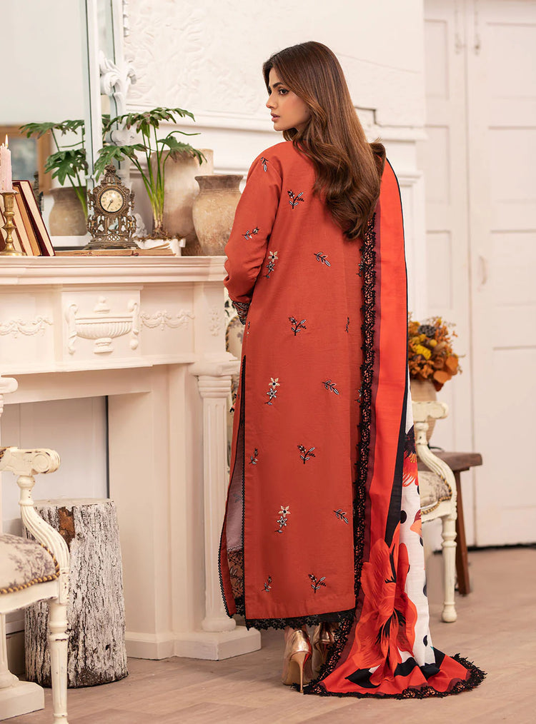 MERAKI BY ROHEENAZ FALL WINTER UN-STITCHED 3PC-ALICIA