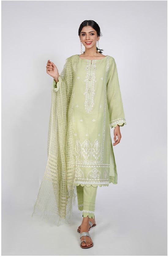 ZELLBURY SIGNATURE LAWN EMBROIDERED UN-STITCHED - D03