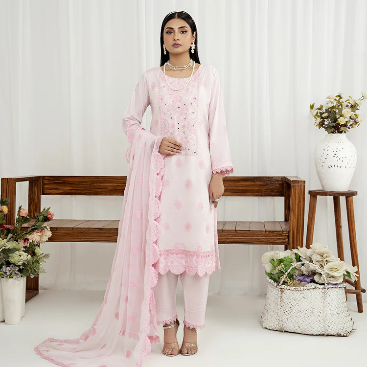 ANQARA BY ZAINAB FAZLANI UN-STITCHED 3PC | Iris