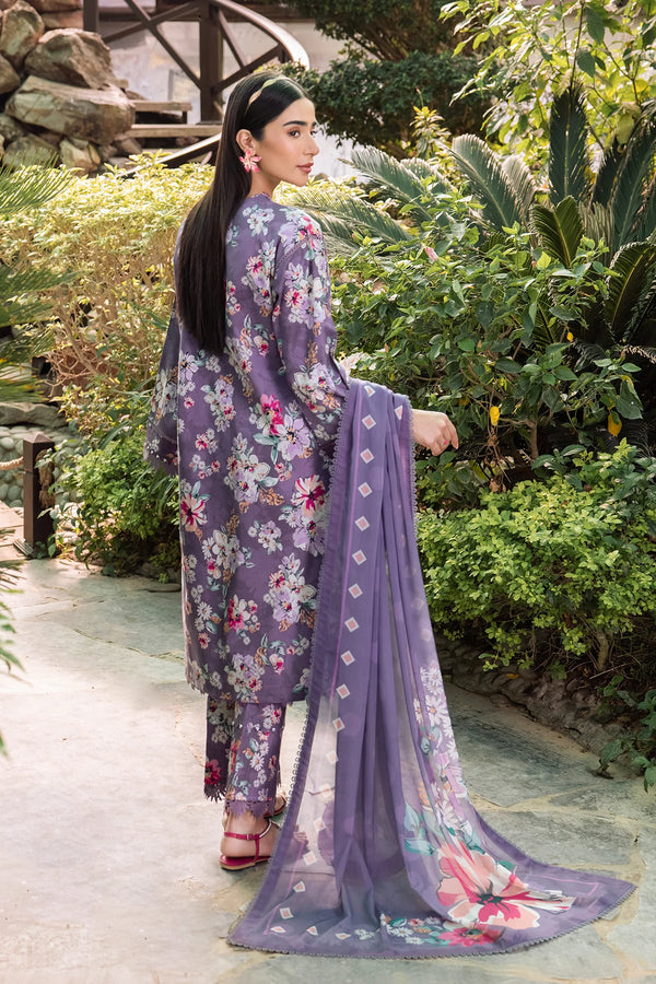 SHEEN PRINTS BY ALIZEH UN-STICHED 3PC|AF-PL-6012-INDIGO