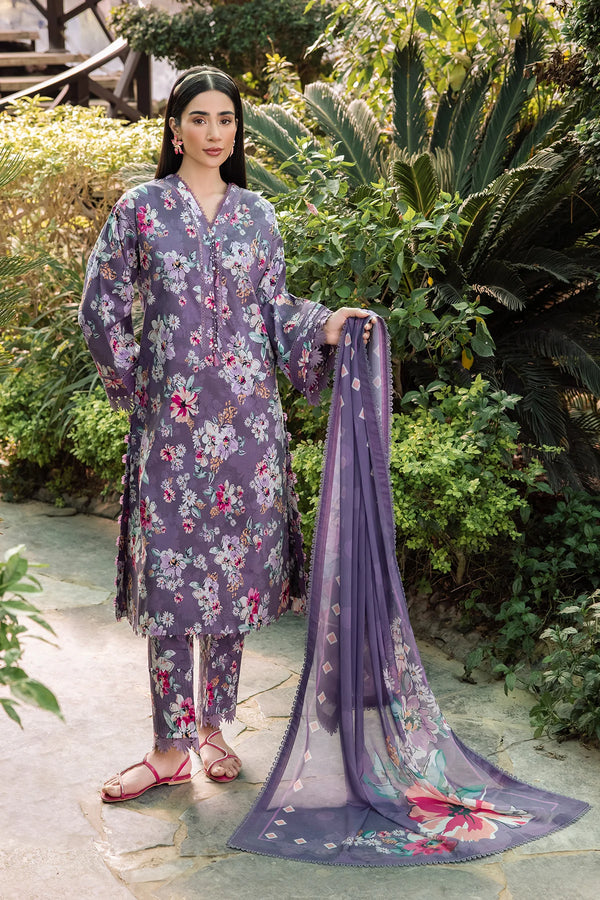 SHEEN PRINTS BY ALIZEH UN-STICHED 3PC|AF-PL-6012-INDIGO