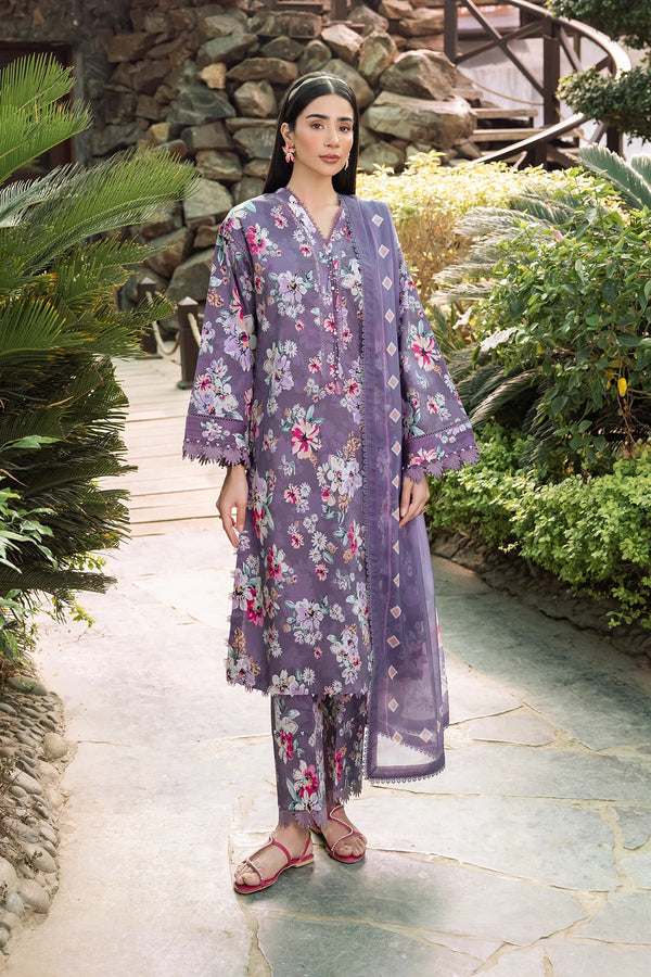 SHEEN PRINTS BY ALIZEH UN-STICHED 3PC|AF-PL-6012-INDIGO
