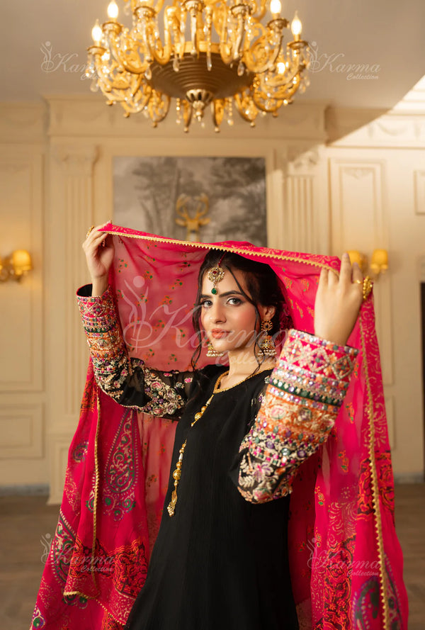 ROOHI KARMA- Crimson Black