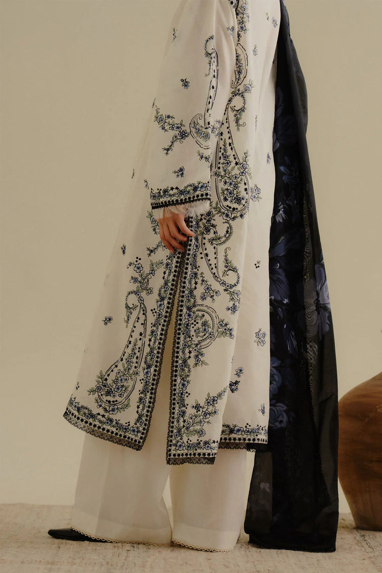 COCO BY ZARA SHAHJAHAN UN-STITCHED 3PC | Yana-4A