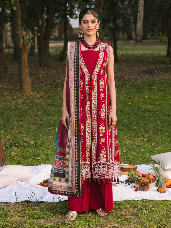 DAHLIA BY MAHNUR LUXURY LAWN STITCHED/D-5A