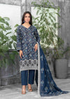 Sameeha Emb Paste Print Cutwork Dupatta By Tawakkal Fab D-1922
