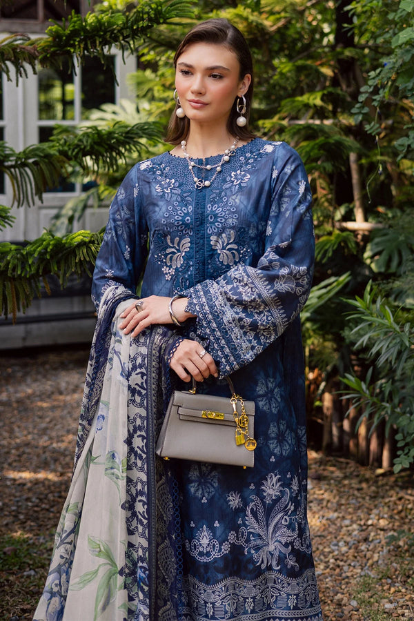 NUREH GARDENIA LAWN UN-STITCHED 3PC | NSG-213