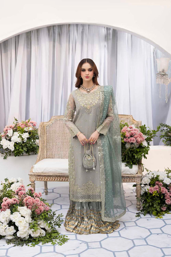 ZARDOZI NIKAH- 07 ICE BLUE