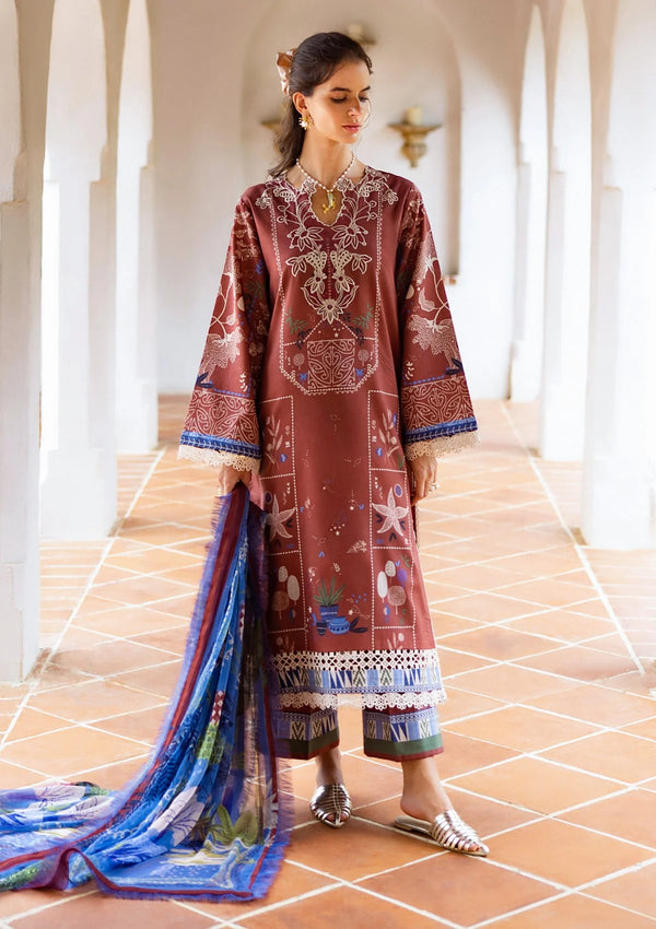 MIRASOL BY HEMLINE UN-STITCHED 3PC | SANTO MIO