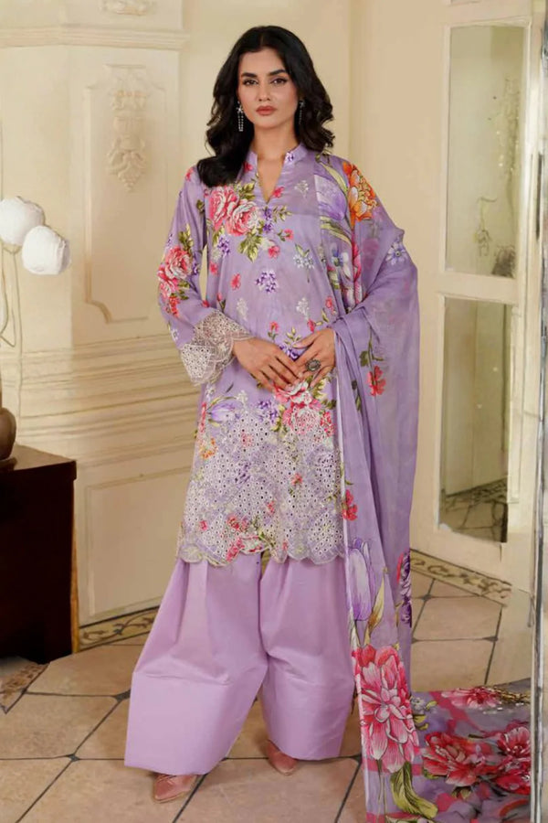 MAHVEEN BY JOHRA UN-STITCHED 3PC | JH-1138-MVN