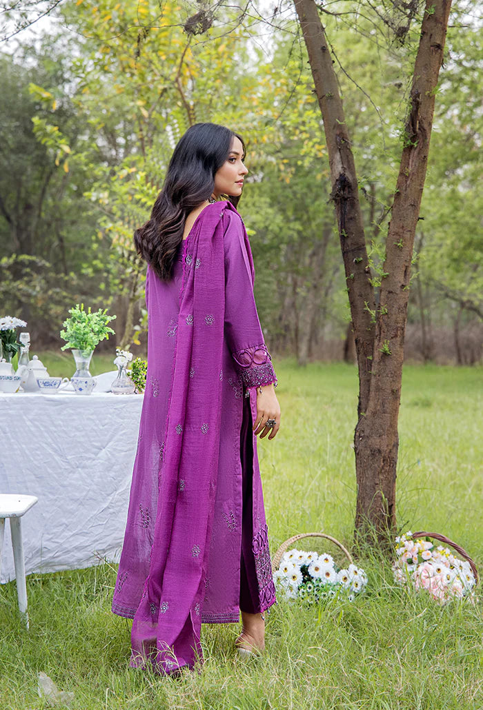 MAAH RUK LAWN EMBROIDERED UN-STITCHED BY HUMDUM-MR-08