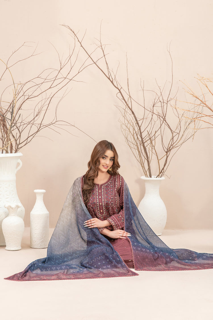 MAHLAA LAWN STITCHED BY TAWAKKAL D-2788