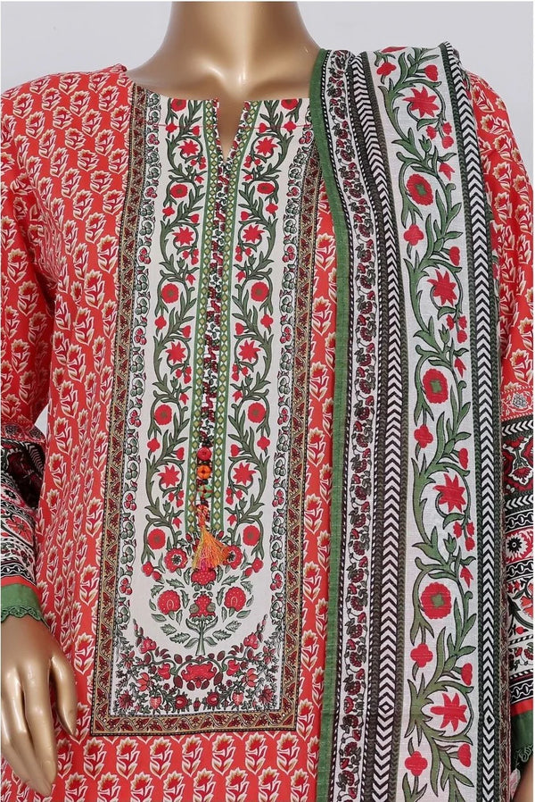 SADABAHAR PRINTED LAWN STITCHED 2025-D08