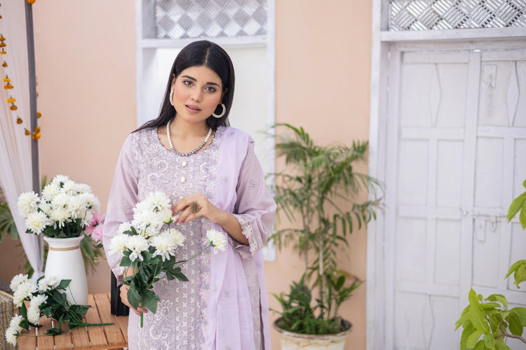 GEORGIA SEMI-STITCHED LAWN BY ZAINAB FAZLANI - DHANAK