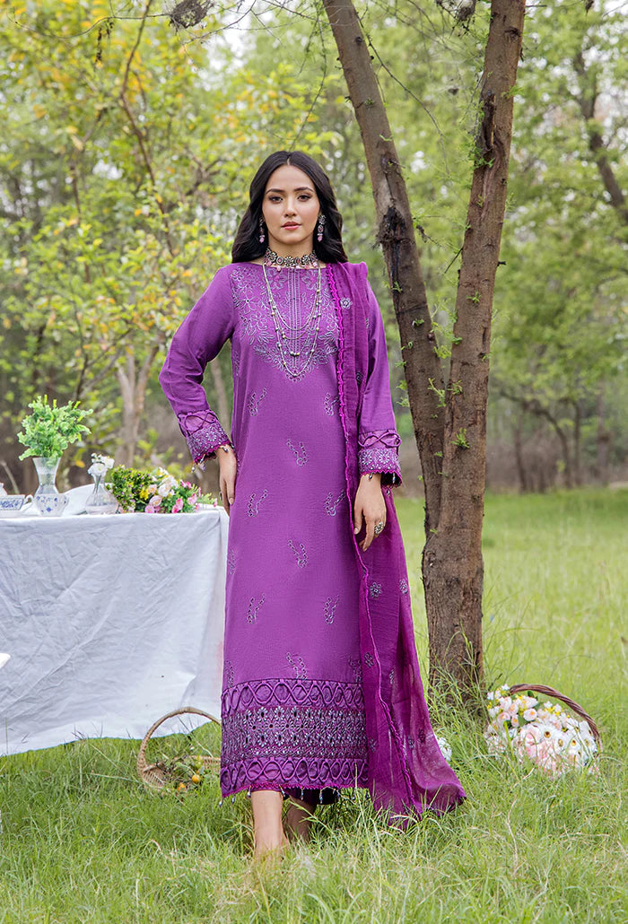 MAAH RUK LAWN EMBROIDERED UN-STITCHED BY HUMDUM-MR-08