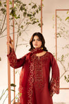 ZARDOZI EID EDTION - 08 BRICK RED