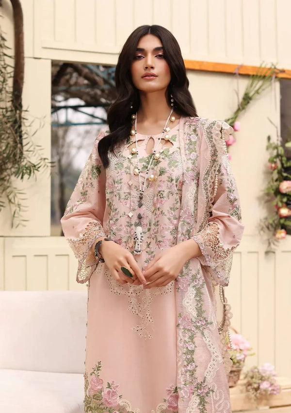 KAHF EXCLUSIVE | LUXURY LAWN UN-STITCHED 3PC| KFL-09B NORA