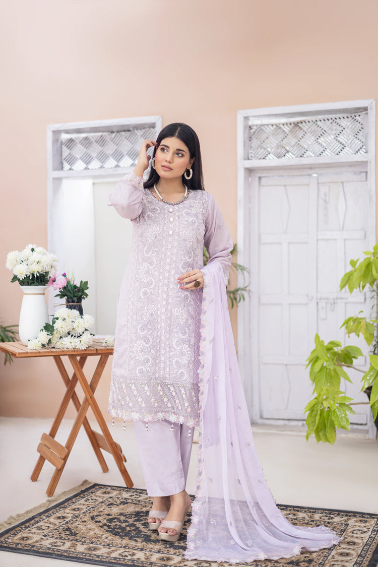 GEORGIA SEMI-STITCHED LAWN BY ZAINAB FAZLANI - DHANAK