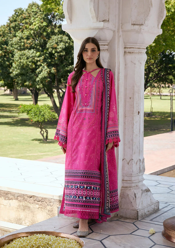 Aangan-Print Chiffon'26 By Kahf - KPS-4B GULNAR