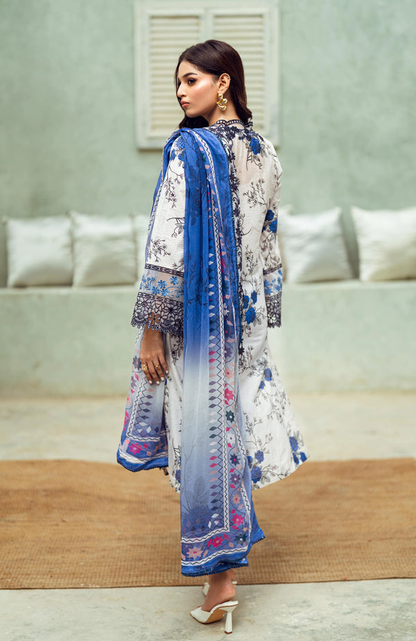 ALZOHAIB SUNSHINE BLOOM PRINTKARI UN-STITCHED 3PC | D-06