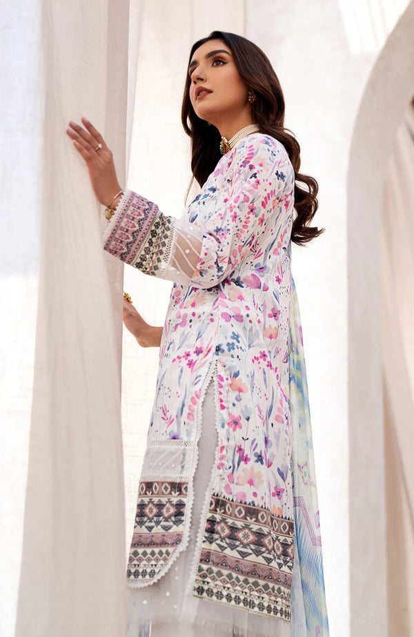 SUNSHINE BLOOM BY ALZOHAIB UN-STITCHED 3PC| D-09