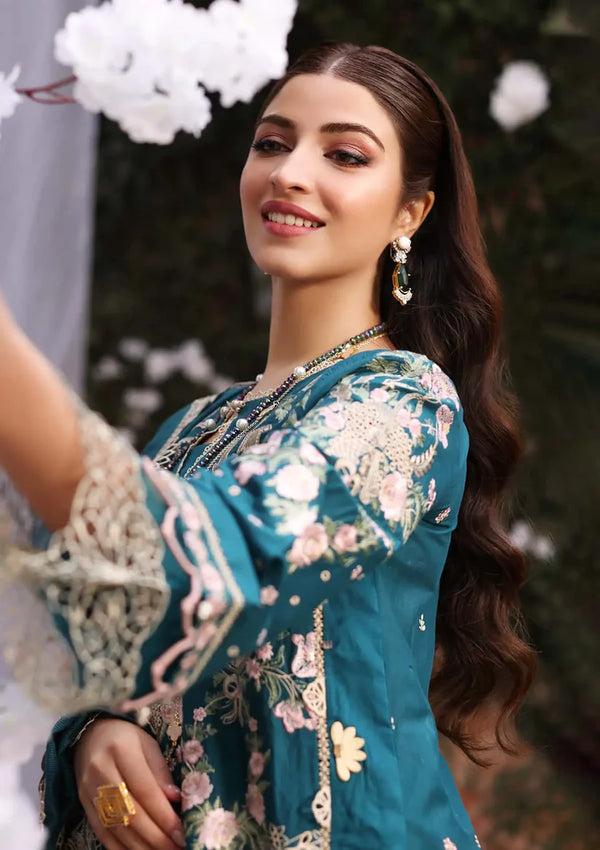 KAHF EXCLUSIVE | LUXURY LAWN UN-STITCHED 3PC| KFL-09A BANO
