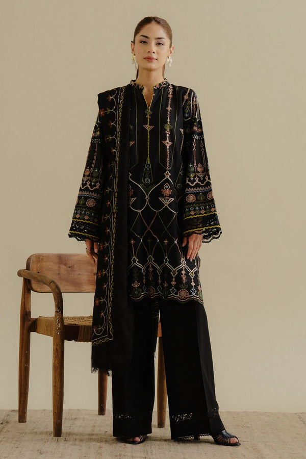 COCO BY ZARA SHAHJAHAN UN-STITCHED 3PC | IRIS-2A