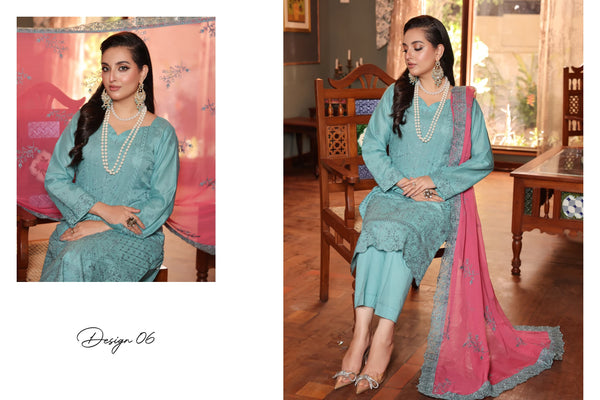 Republic By Dr Haris Unstitched 3 Piece Lawn Suit-REP-006