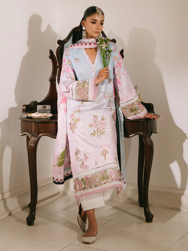 SHANAYA BY MAHNUR UN-STITCHED 3PC | Abeer