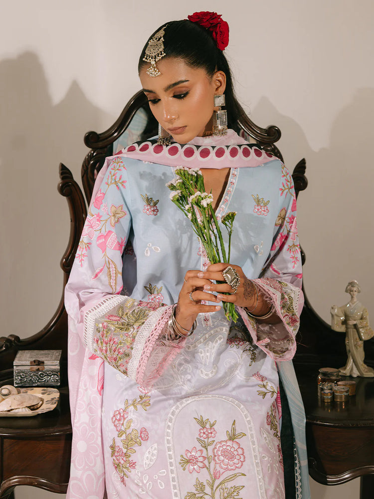 SHANAYA BY MAHNUR UN-STITCHED 3PC | Abeer