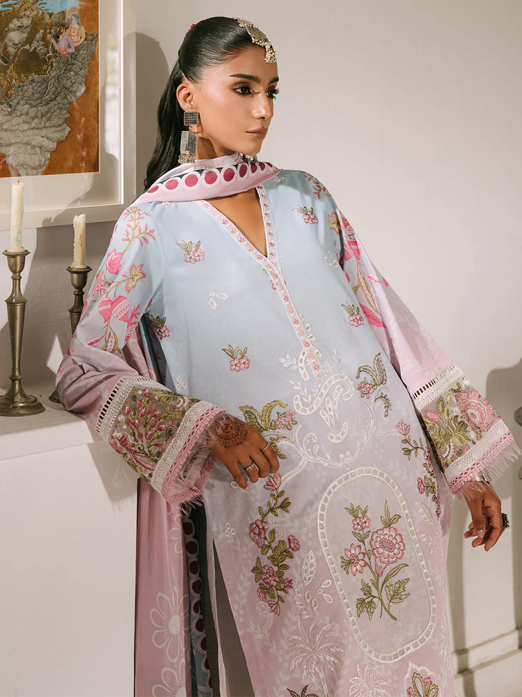 SHANAYA BY MAHNUR UN-STITCHED 3PC | Abeer