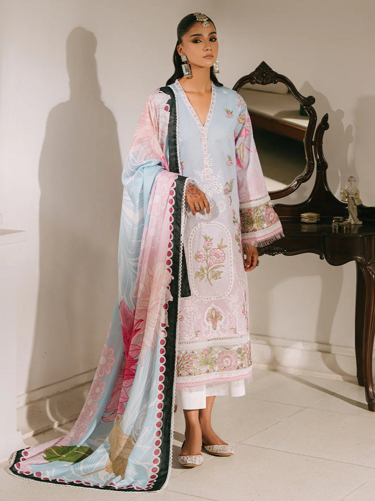 SHANAYA BY MAHNUR UN-STITCHED 3PC | Abeer