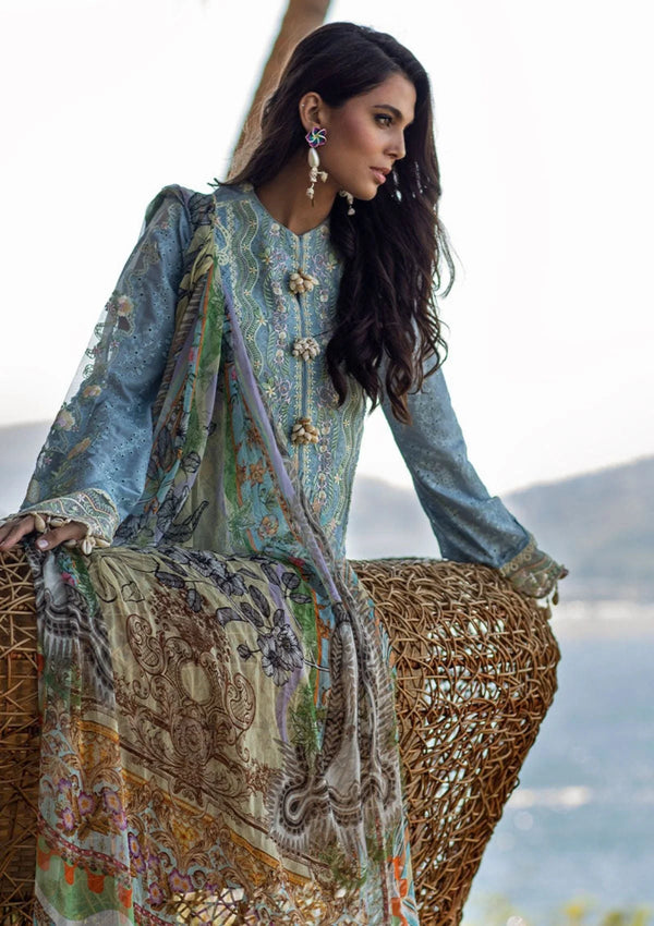 ZOHA BY ANSAB JAHANGIR LUXURY LAWN|AJZ#10