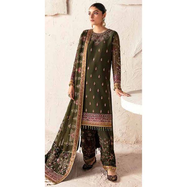 ALIZEH UN-STICHED 3PC|Kanza - V17D05