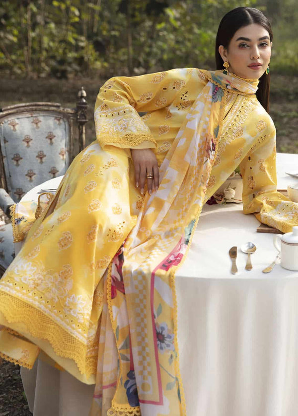 AYZEL SUMMER DREAM UN STITCHED 3PC| AZL-V1-10