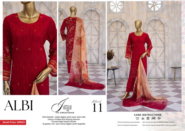 ALBI BY JUSTUJU LAWN | D-10
