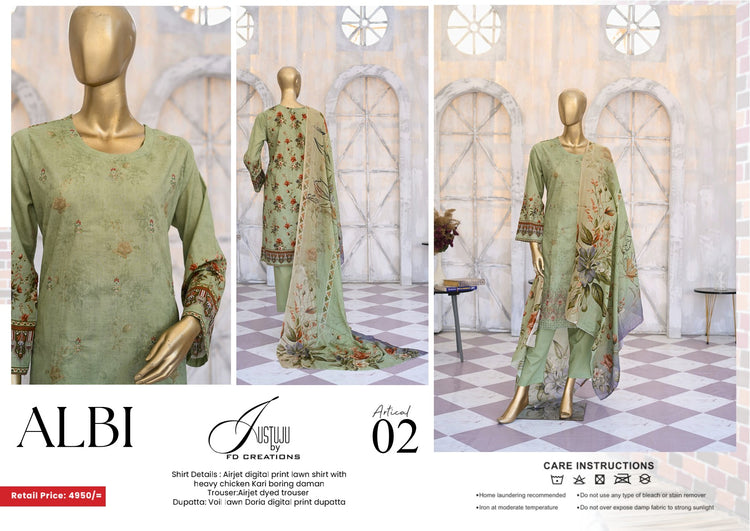 ALBI BY JUSTUJU LAWN | D-02