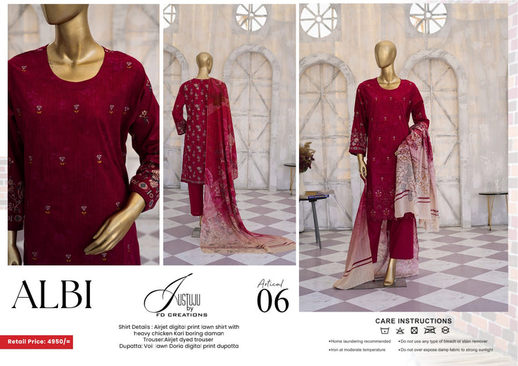 ALBI BY JUSTUJU LAWN | D-06