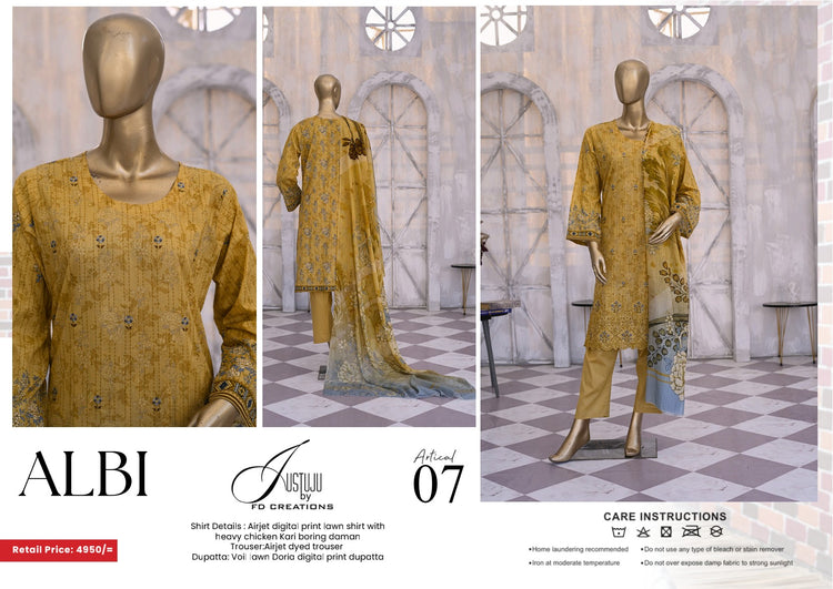 ALBI BY JUSTUJU LAWN | D-07