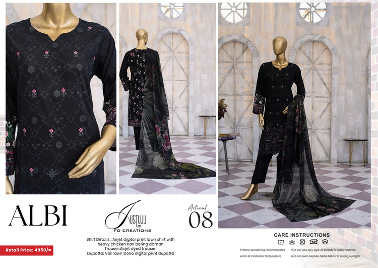 ALBI BY JUSTUJU LAWN | D-08