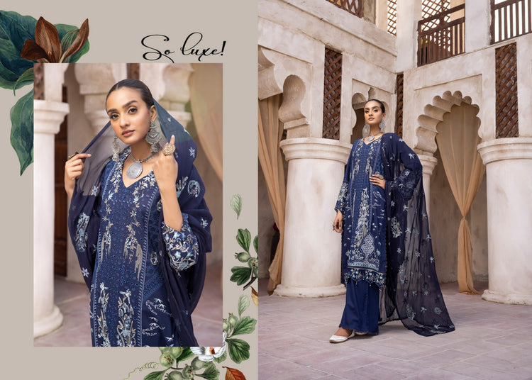 AVENTUS BY KHOOBSURAT UN-STITCHED 3PC | D-KA-704
