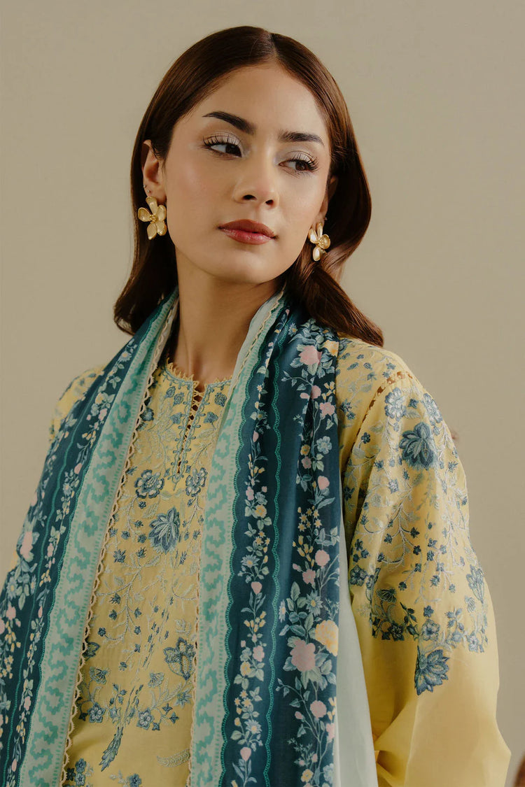COCO BY ZARA SHAHJAHAN UN-STITCHED 3PC | VELIN-7B