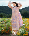 THE SECRET GARDEN BY MUSHQ UN-STITCHED 3PC |Bloom Sonata