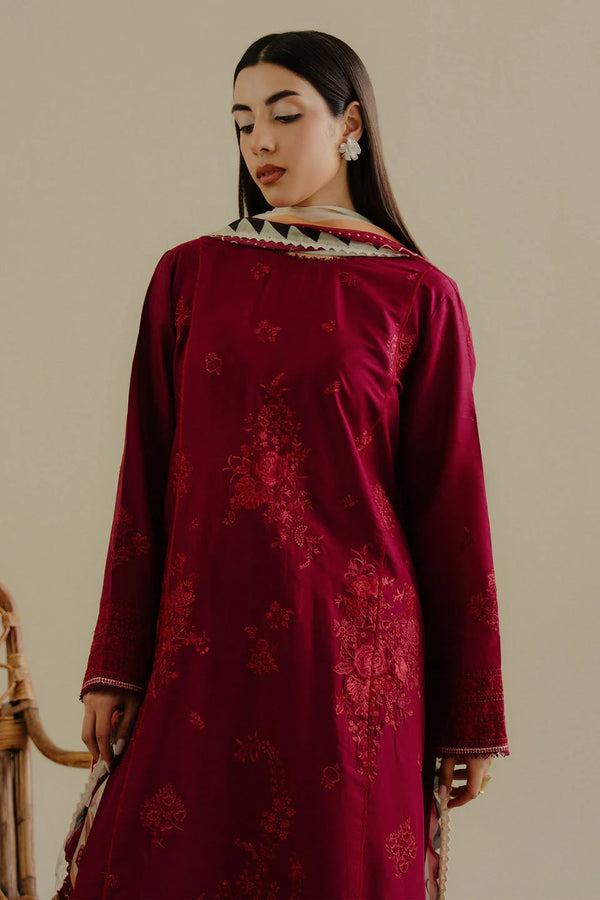 COCO BY ZARA SHAHJAHAN UN-STITCHED 3PC | Luleh-3B