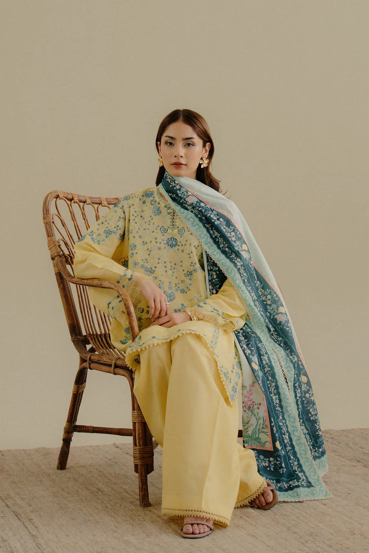 COCO BY ZARA SHAHJAHAN UN-STITCHED 3PC | VELIN-7B