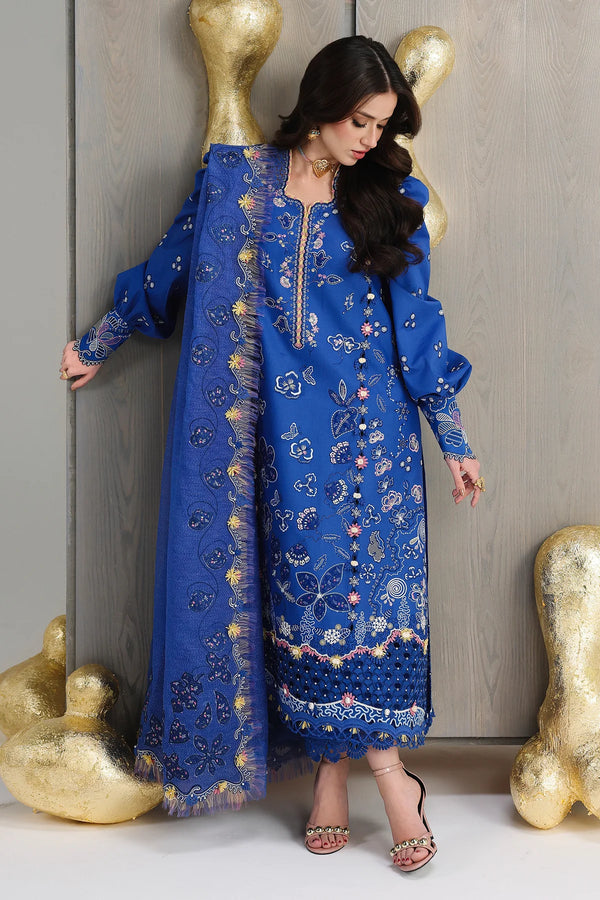 Qalamkar Festive Lawn '26/QFL-06 EMINA