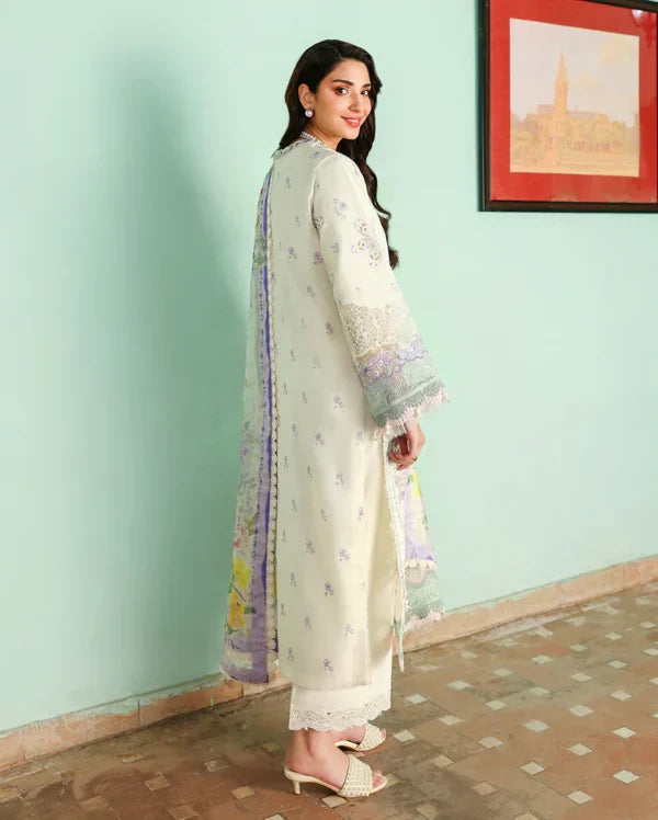 SUMMER REVERIE BY ROHEENAZ UN-STITCHED 3PC | Celestia